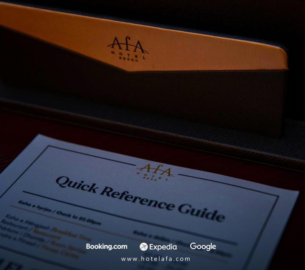 Hotel Afa Pristina Eksteriør billede